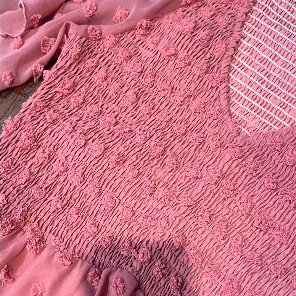 Pink Ruffle Dress - Picture 4 of 5